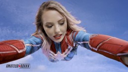 Captain Marvel gets Mesmerized & Fucked by Lex Luther - Amateur Box...