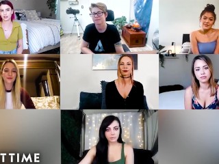 Cast of Award Winning'Teenage Lesbian'Reunites & Masturbates Together