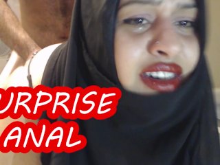 Painful Surprise Anal With Married Hijab Woman!