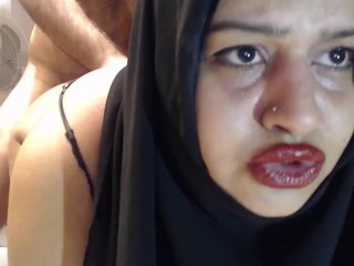 PAINFUL SURPRISE ANAL WITH MARRIED_HIJAB WOMAN !