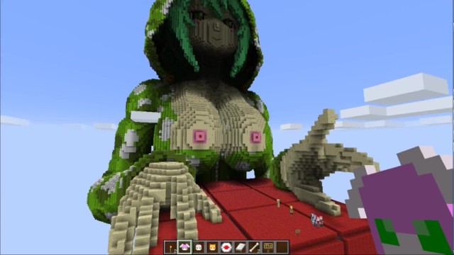 Minecraft Sex Statues Porn - Beautiful Hentai Girl in the Game | Minecraft Porn, Nud Mod - Pornhub.com