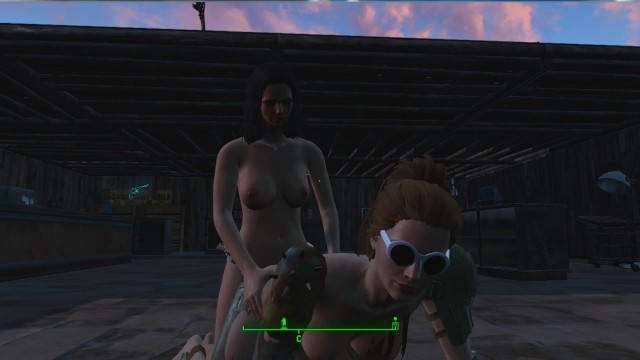 Piper fucks me with a strapon in front of everyone  Fallout 4 Sex Mod