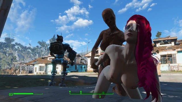 Lesbian sex with zombies. Scary but sexy  Fallout 4 Sex Mod