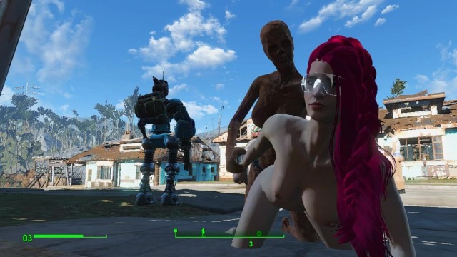 Lesbian sex with zombies. Scary but sexy  Fallout 4 Sex Mod