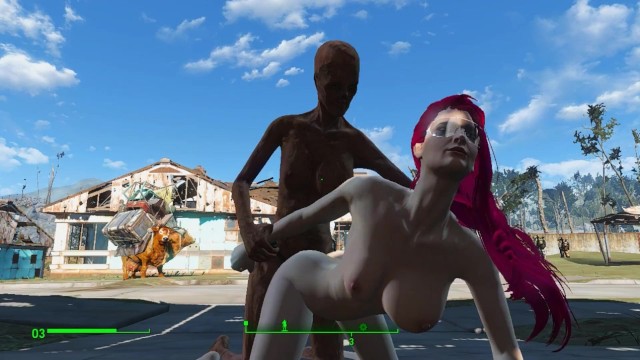 Lesbian sex with zombies. Scary but sexy  Fallout 4 Sex Mod