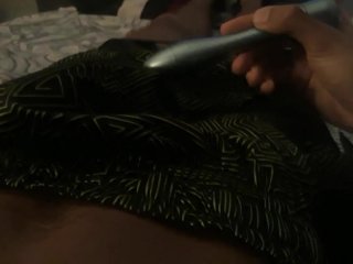 Tied Mixed Teen Femboy Jerks Off And Plays With New Vibrator