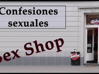 Camarera Y Dueño De Un Sex Shop. Audio Español. Confesión Sexual