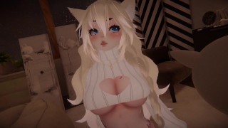 Virtual 3D girl masturbating for 1HR in VR game (custom video for Connor)14