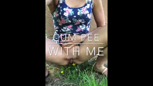 Skinny Teen Babe in Dress Pisses, Masterbates & Squirts at Public Rest Area 6