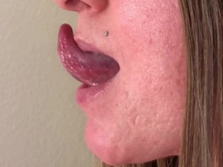 Long_Tongue Fetish Saliva and Spit Bunnie Lebowski - Part_2