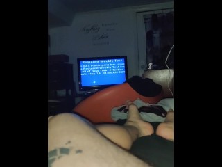 Fiancegives sloppy blowjob_to lover while being choked