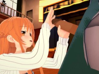 (3D Hentai)(Sword Art Online) Asuna X Agil
