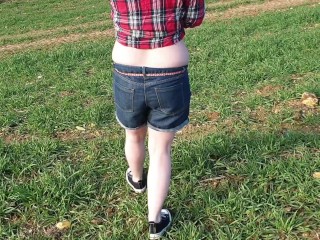 Alice - Wetting_my shorts in nature (from my compilation)