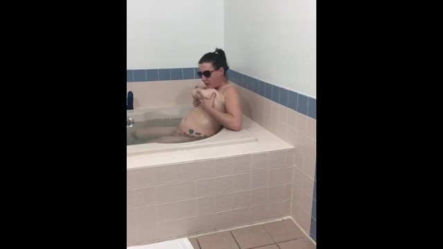 More hot tub fun! Cum hard and eat my creamy cum. Finger fuck squirt! 1