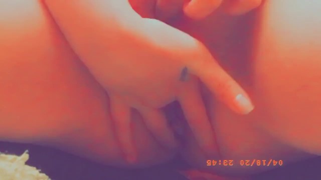Orgasm with thick white teen