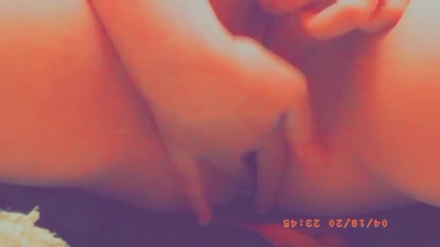 Orgasm with thick white teen