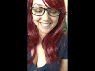 Cute redhead milf deepthroats_and smiles after a huge facial! - shy_lynn
