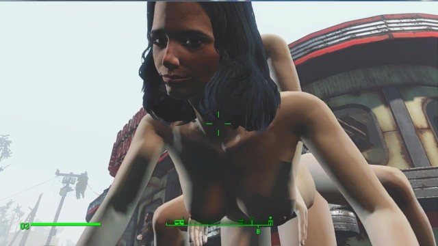 Lesbian sex right on the road to the village  fallout 4 vault girls