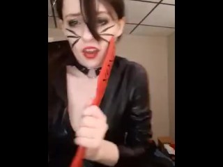 POV: Knockoff catgirl_sucks you off and spanksherself just for you