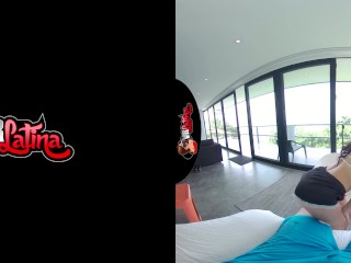 VRLatina - 18yr Latin Teen 1st Porn_Shoot - VR Experience