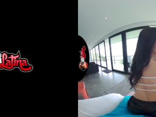 VRLatina - 18yr_Latin Teen 1st Porn_Shoot - VR Experience