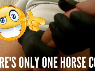 Monster Cock Close Up Inspection / Slow Motion Cumshot