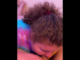 Bbw Deepthroats Big Cock And Takes Huge Cumshot To The Face