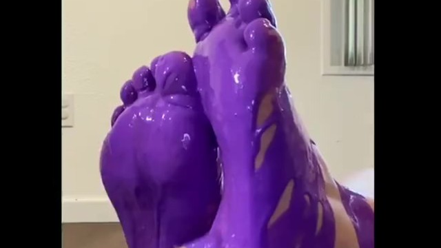 Painting with my feet 4