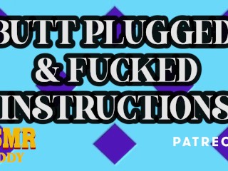Butt Plugged &Fucked Instructions - ASMRDaddy Audio