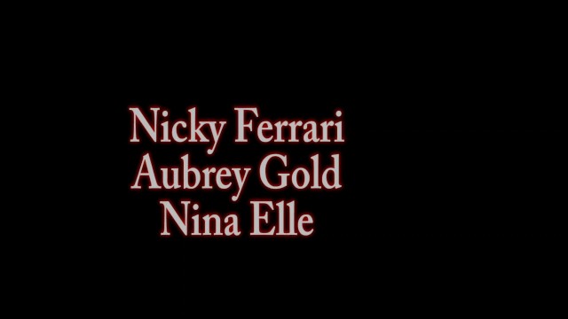 Eat That Pussy Girl! Nina Elle Nickey Ferrari  - Aubrey Gold, Nicky Ferrari, Nina Elle