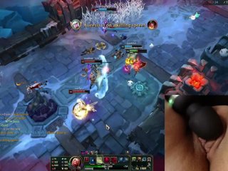 Playing League of Legends with aVibrator on_My Clit_#1 Luna