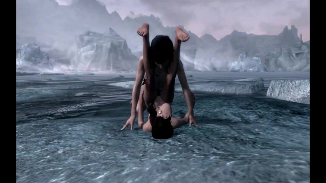 Tori and Mystra Fuck in the northern ice