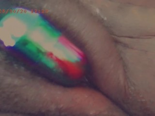 Playing with my new vibrator