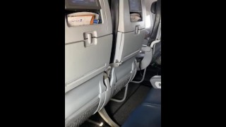 Flashing my cock on airplane 