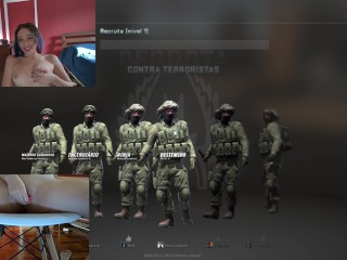 Played CS GO With Lush Stucked In_My Pussy - Brazilian Amateur Cherry_Adams