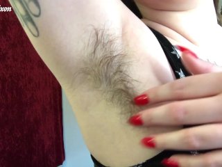 My Hairiest Pits - Hairy Armpit Worship_Sweat Fetish Brunette All_Natural