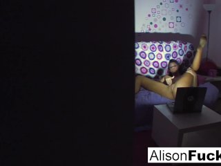 Big Tittied Alison Tyler MasturbatesIn Bed UntilShe Gets Off!