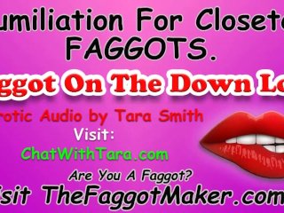 Humiliation For Closeted Faggots. Faggot On The Down Low_Sexy Erotic Audio