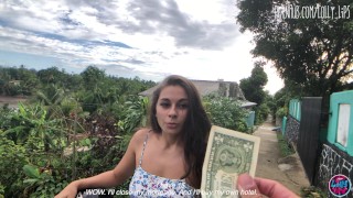 Lips A Russian Slut Fucked For One Dollar