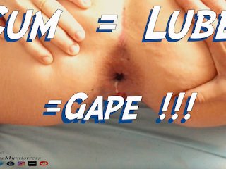 I Use His Cum To Lube My Ass!