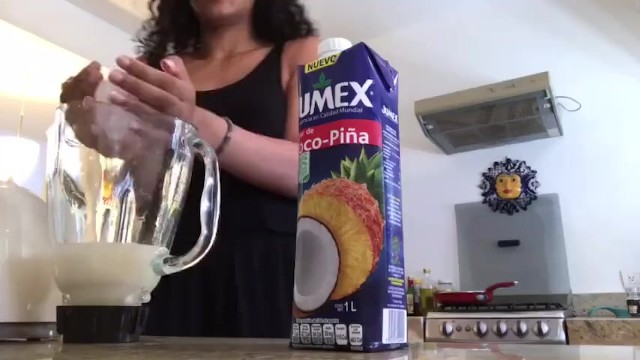 How To Make A Pina Colada 18 Years Old // House Tour 17