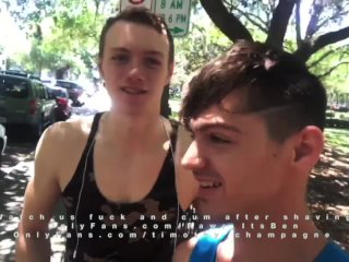 Twink Dares 18 Straight Jock To Suck His Dick In An Uber Getting Him Hard!