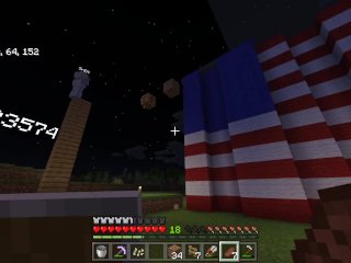 Minecraft With The Boys Ep7 - God Bless America