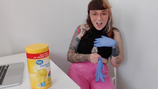 SISTERS FRIEND TEASES YOU WITH SOLES AND LATEX GLOVES teaser 8