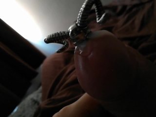 Trying My_New Urethral_Dilator, Intense and Painful_Orgasm