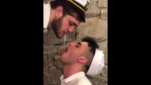 Gay Spitting Porn - He Spits my Cum in my Mouth - Seba Terry - Pornhub.com