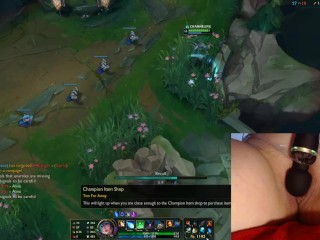 How do I perform playing_my main with a vibrator distracting me? League of Legends #8_Luna