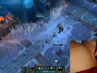 Playing with my vibrator on the highest setting makes me moan intensively! League of Legends #9_Luna