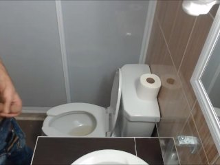 Jerk In Friends Bathroom