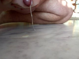 John Fuck A Fake Pussy And Cums All Over The Floor